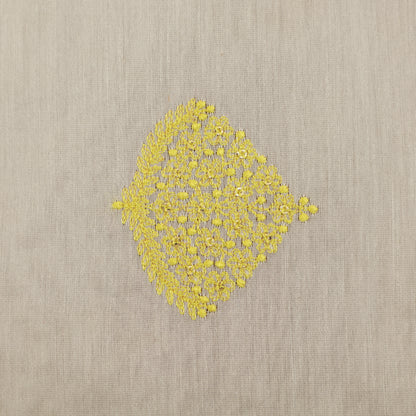 Chanderi Silk Embroidery Fabric