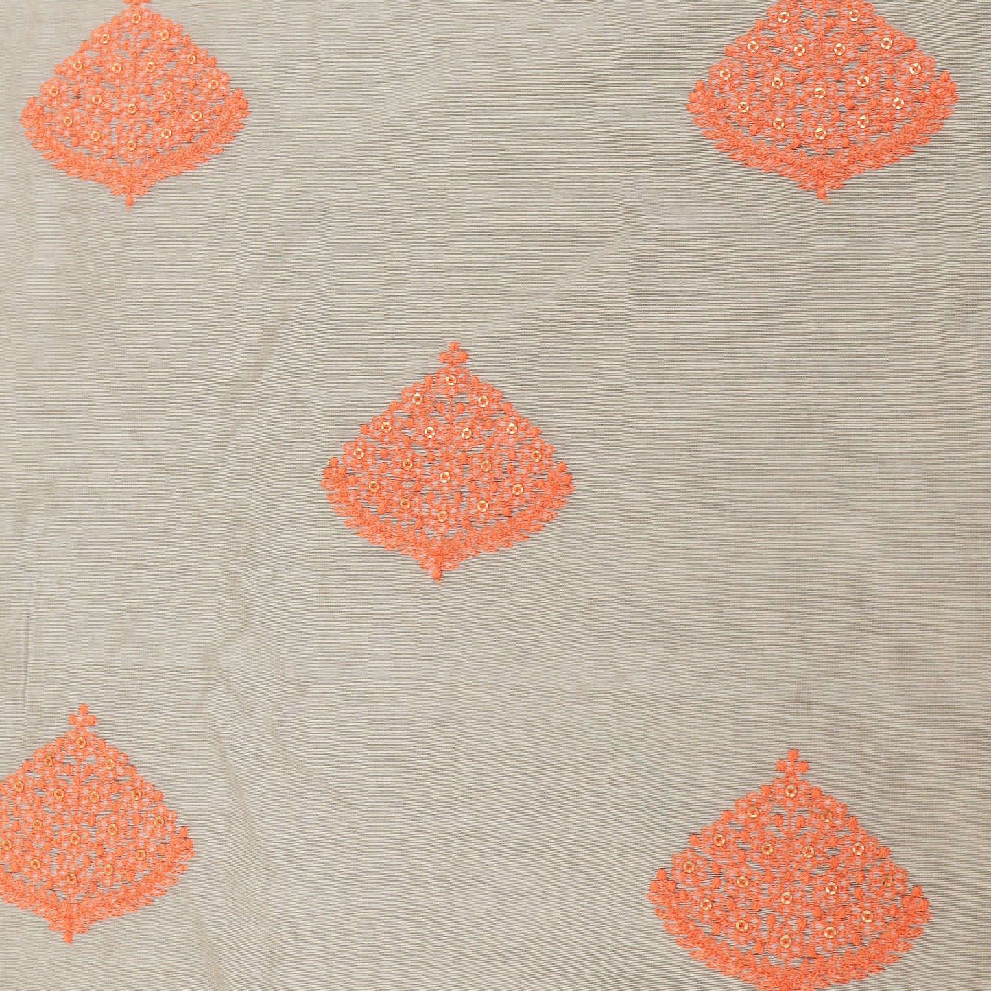 Chanderi Silk Embroidery Fabric