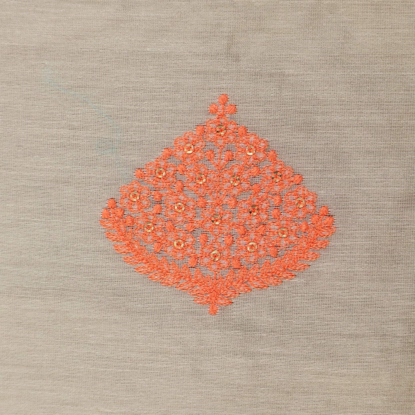 Chanderi Silk Embroidery Fabric