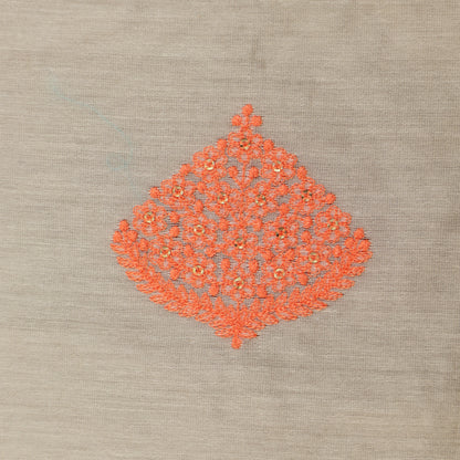 Chanderi Silk Embroidery Fabric