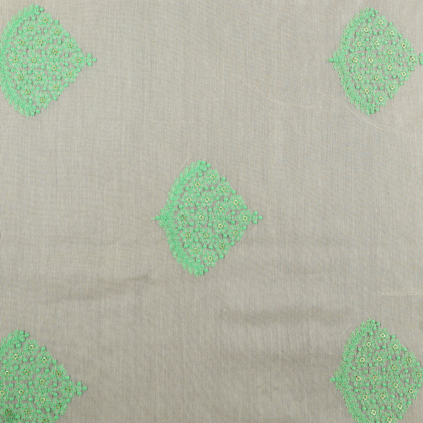 Chanderi Silk Embroidery Fabric