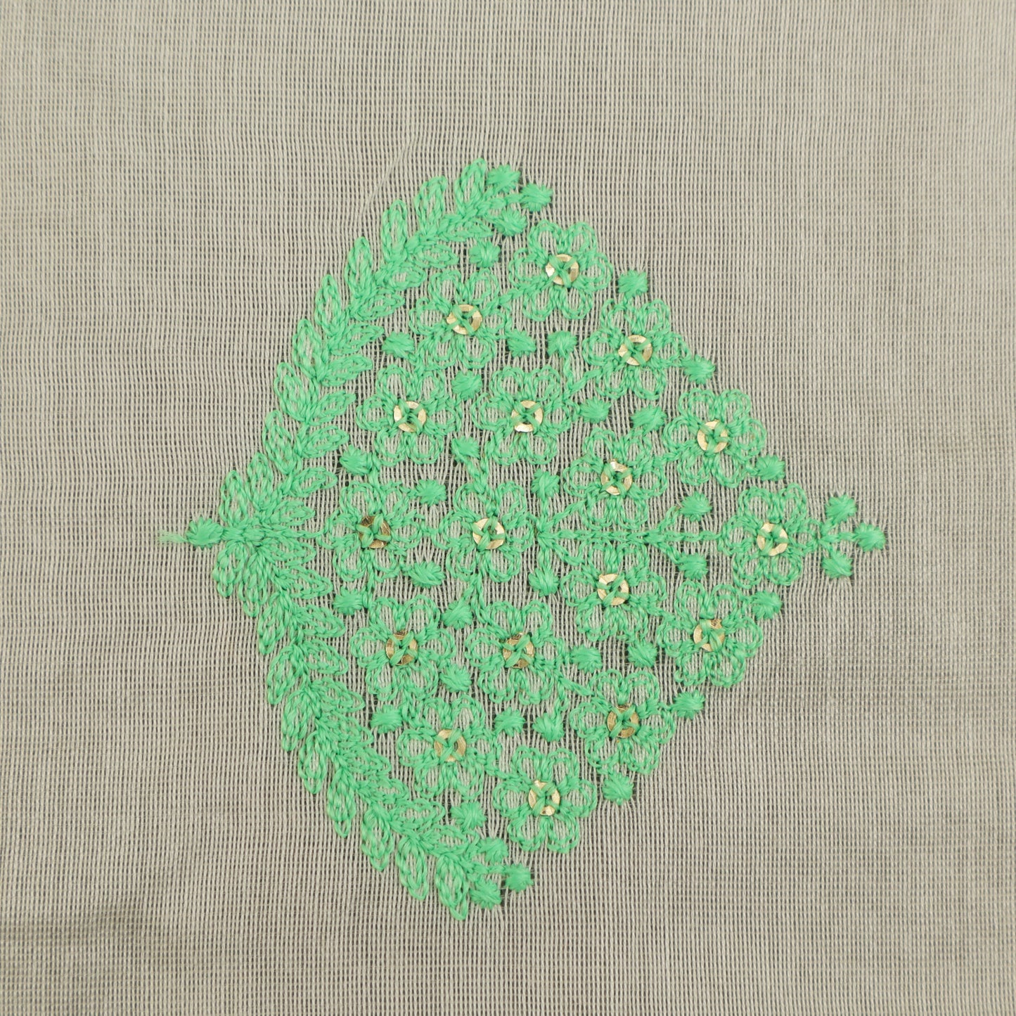 Chanderi Silk Embroidery Fabric