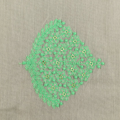 Chanderi Silk Embroidery Fabric