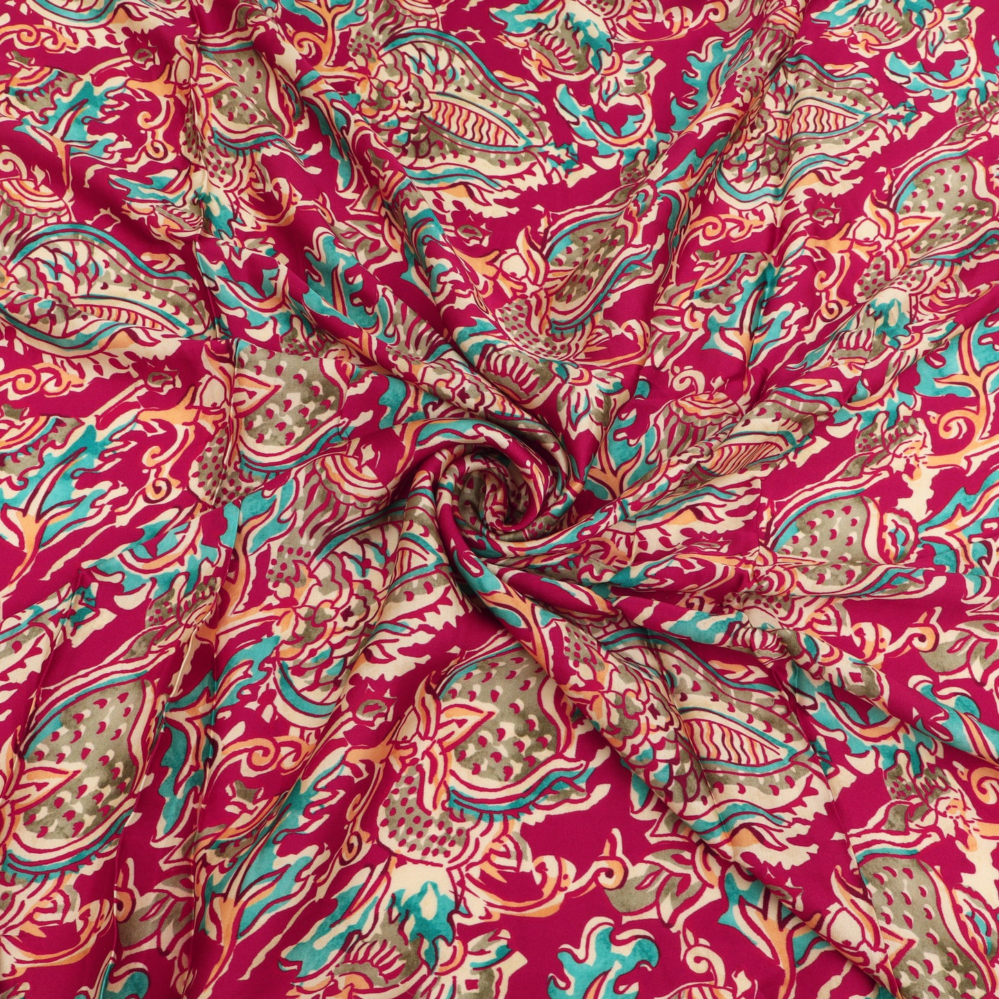 Modal Satin Printed Fabric