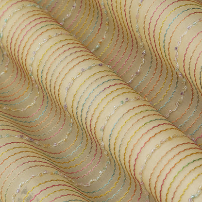 Organza Stripe Fabric