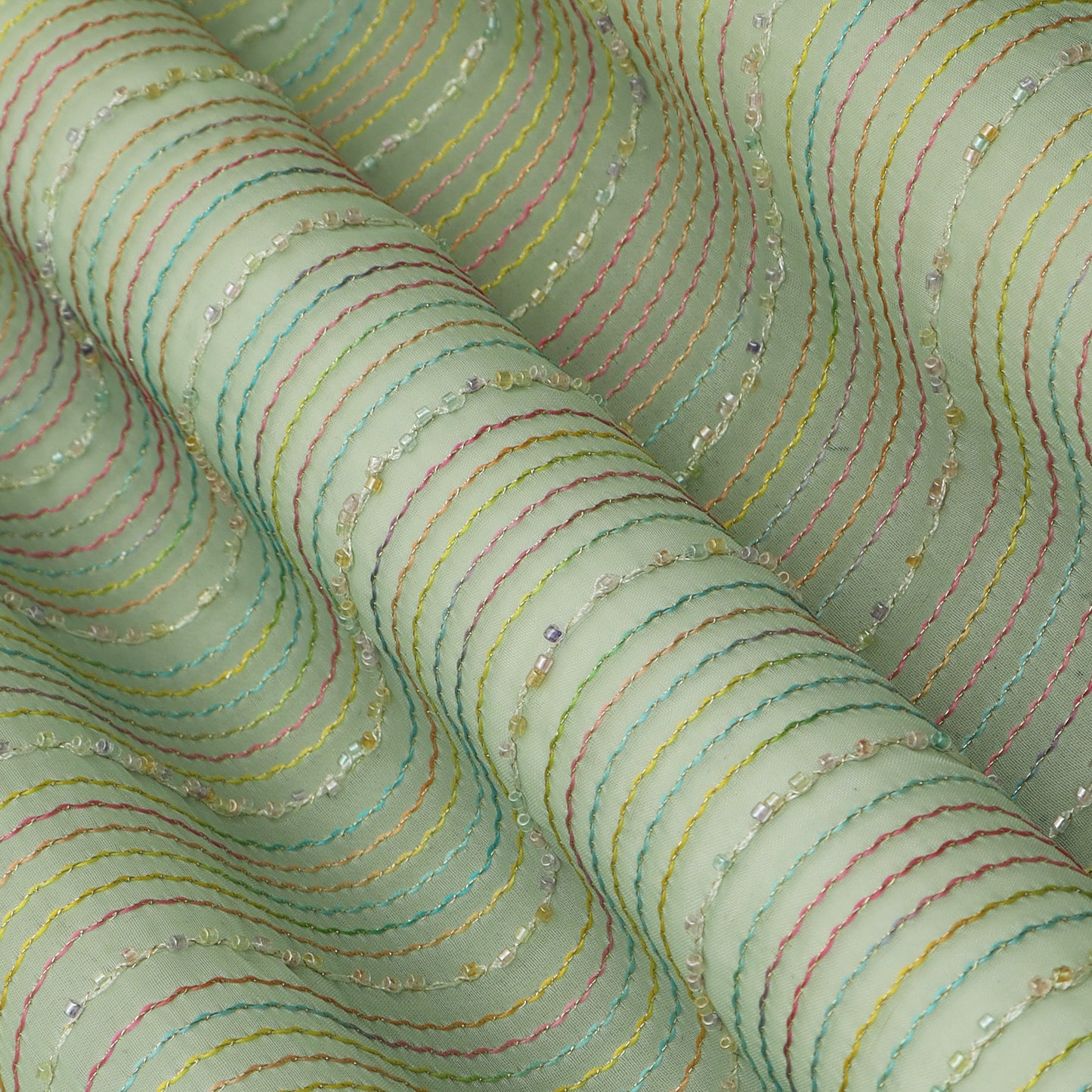 Organza Stripe Fabric