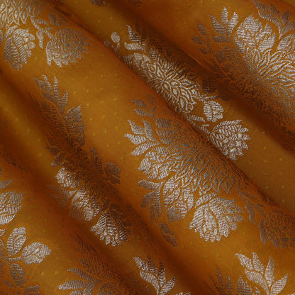 Mustard Color Brocade Fabric