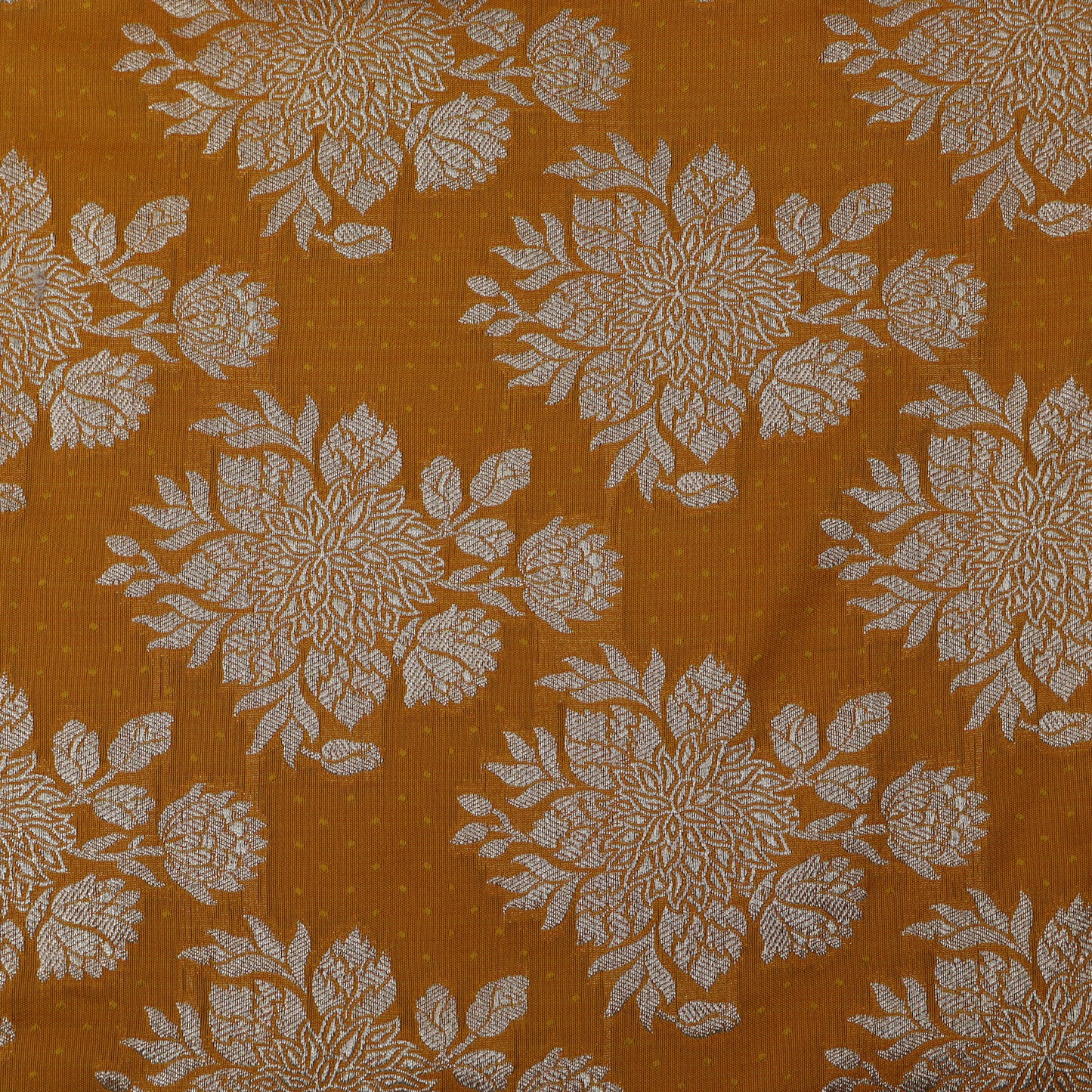 Mustard Color Brocade Fabric