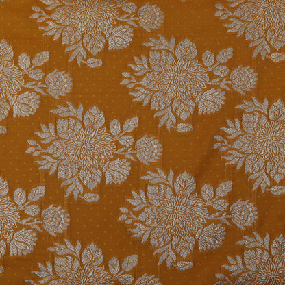 Mustard Color Brocade Fabric