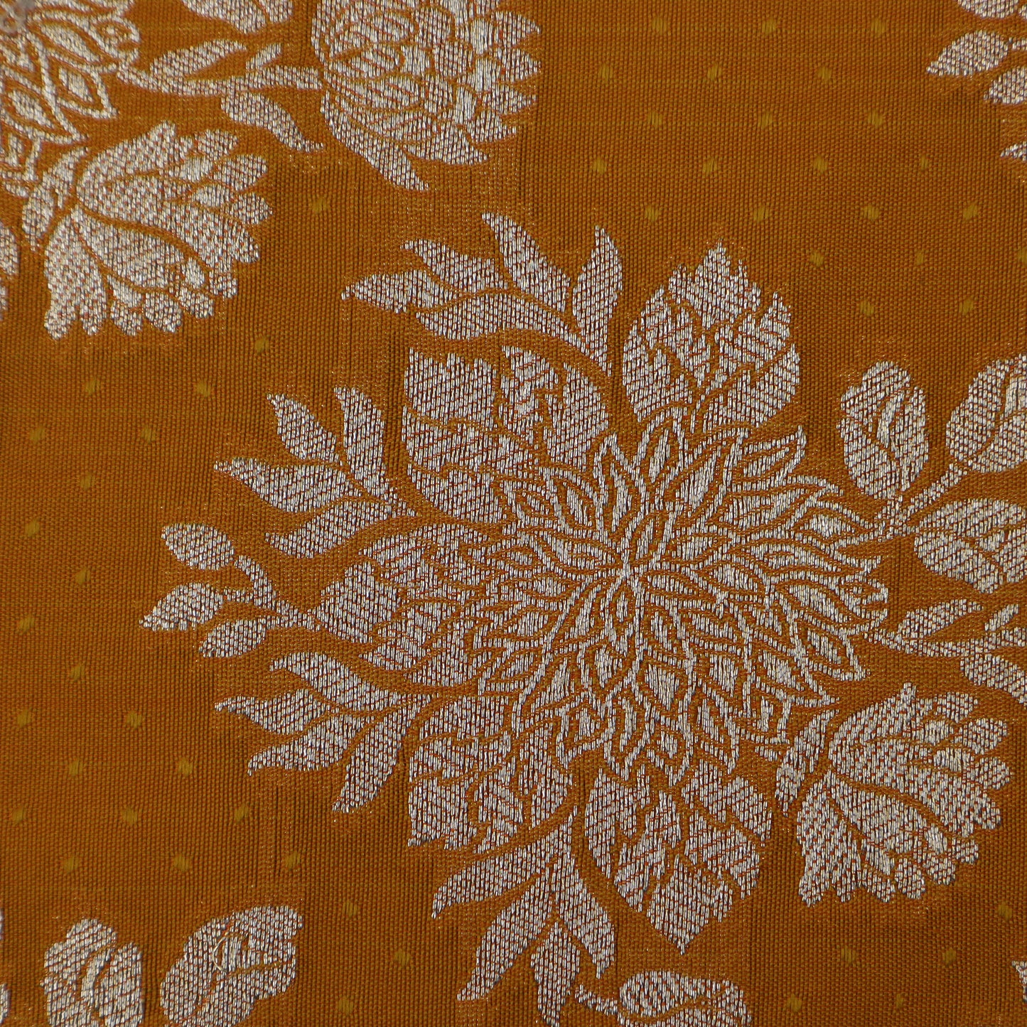 Mustard Color Brocade Fabric