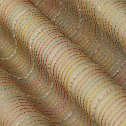 Organza Stripe Fabric