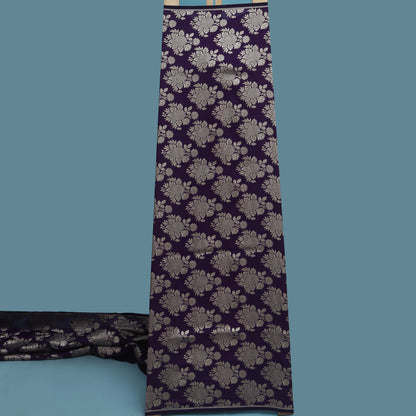 Purple Color Brocade Fabric