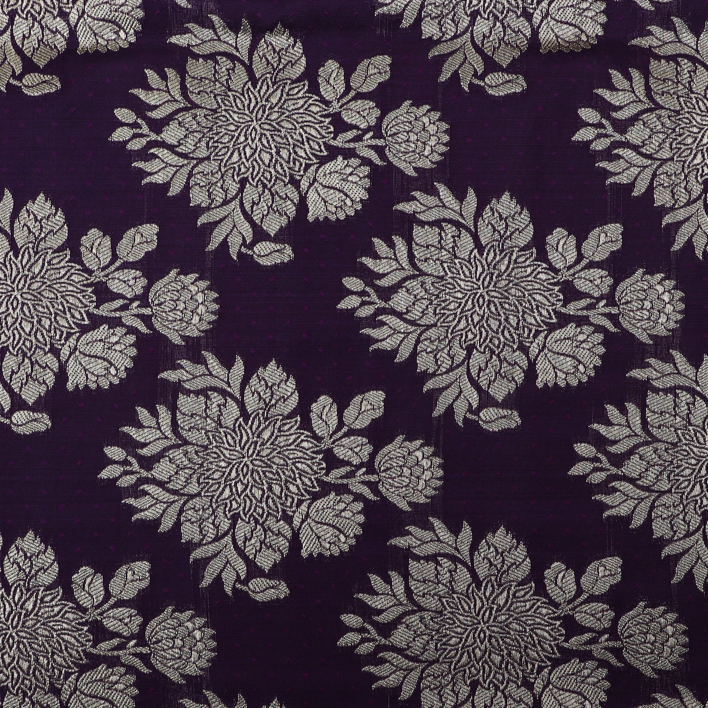 Purple Color Brocade Fabric