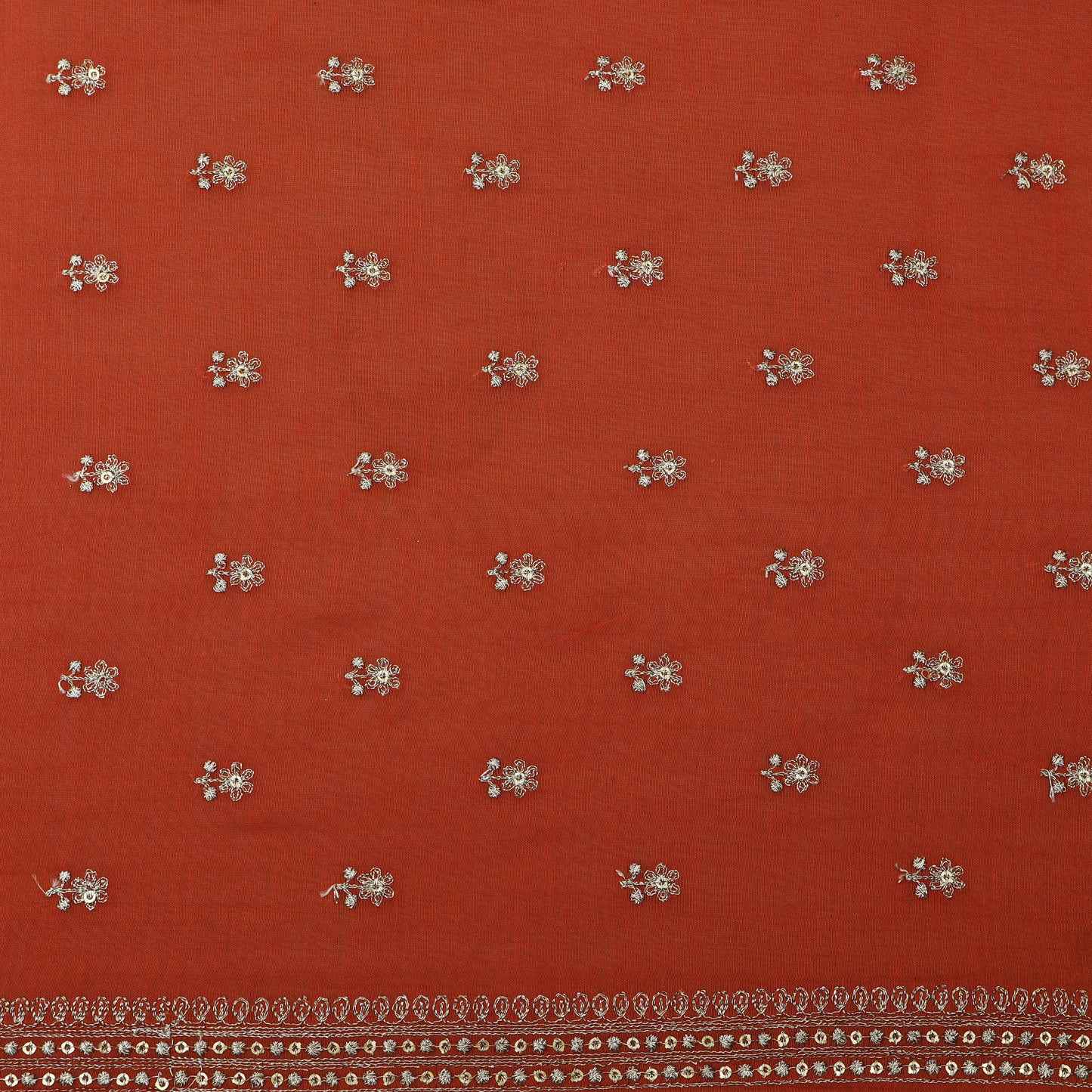 Chanderi Embroidery Fabric