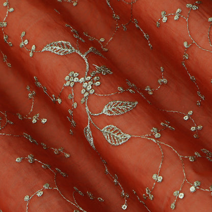 Chanderi Embroidery Fabric