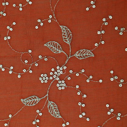 Chanderi Embroidery Fabric