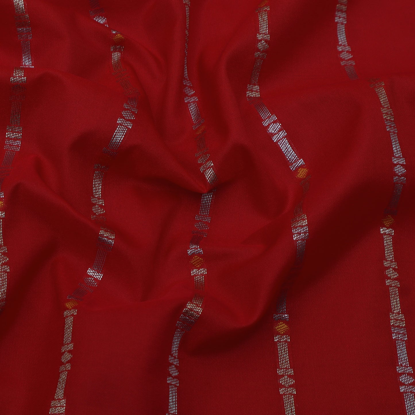 Red Color Brocade Fabric