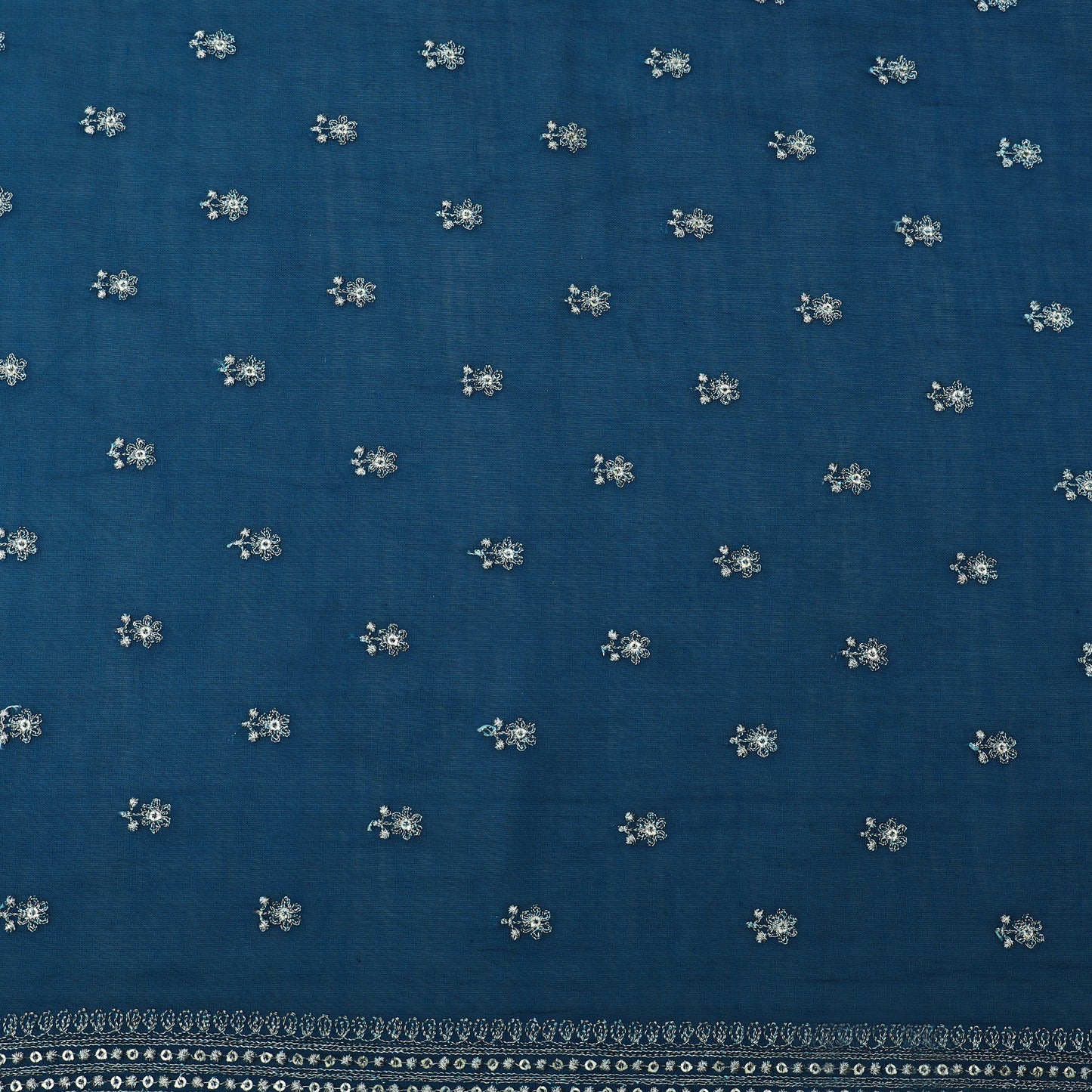 Chanderi Embroidery Fabric