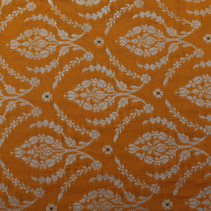 Mustard Color Brocade Fabric