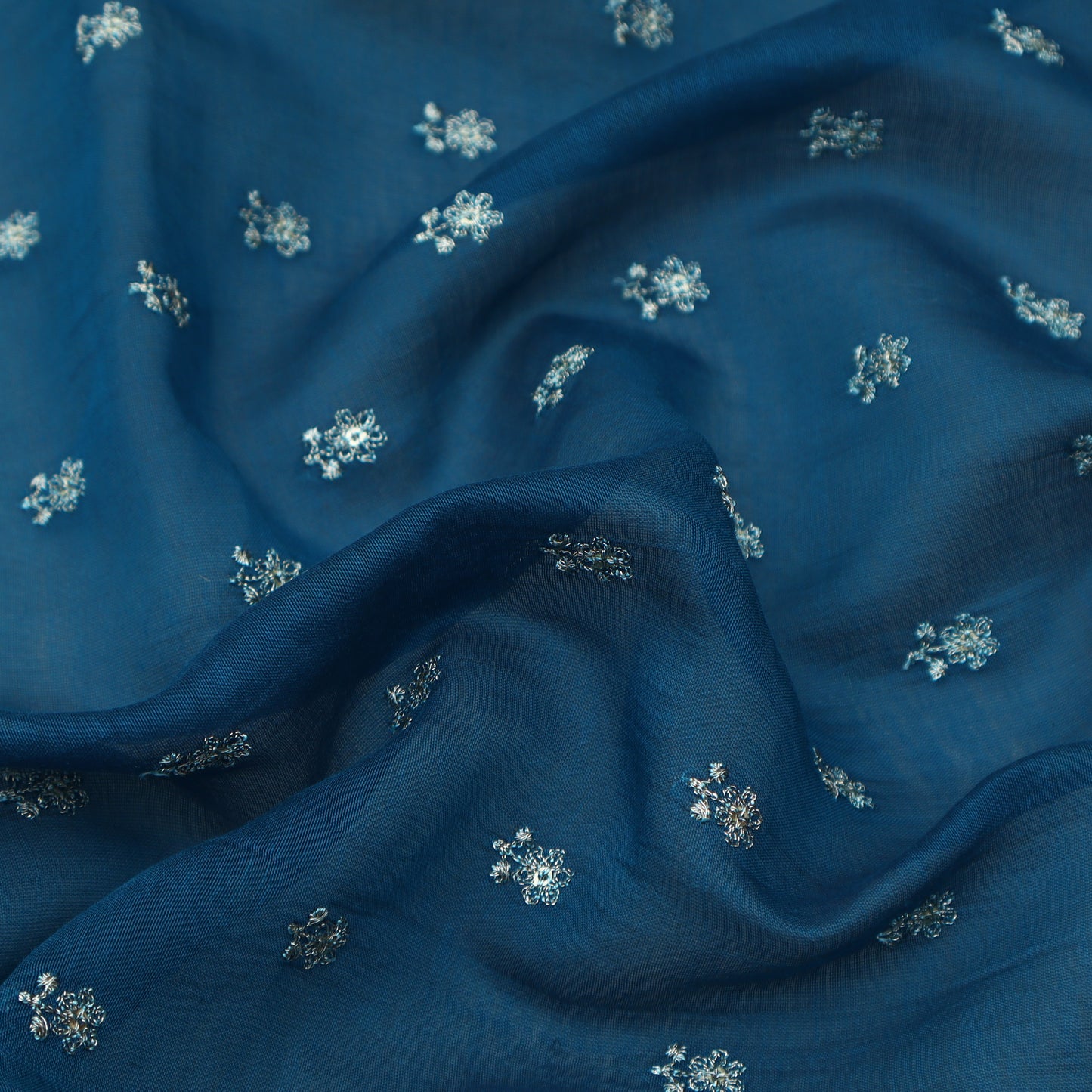 Chanderi Embroidery Fabric