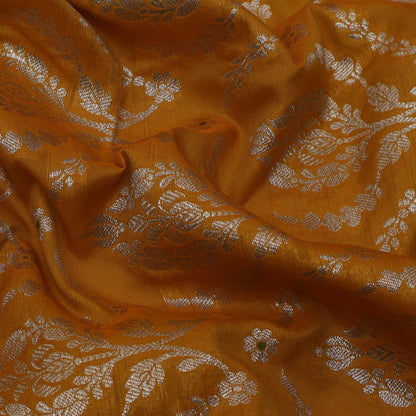 Mustard Color Brocade Fabric