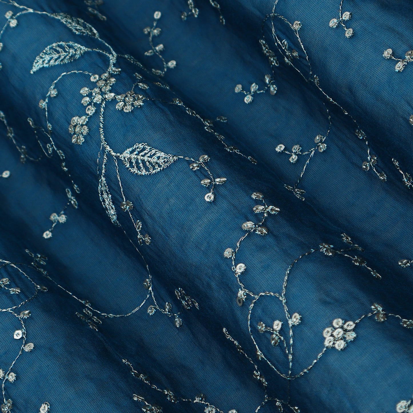 Chanderi Embroidery Fabric