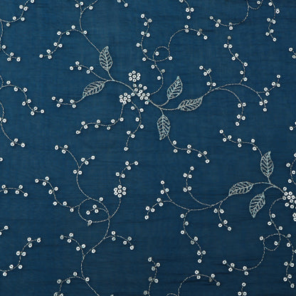 Chanderi Embroidery Fabric