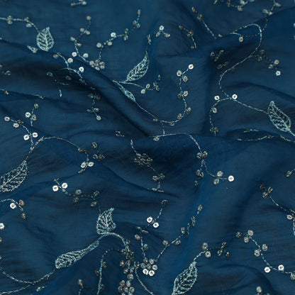 Chanderi Embroidery Fabric