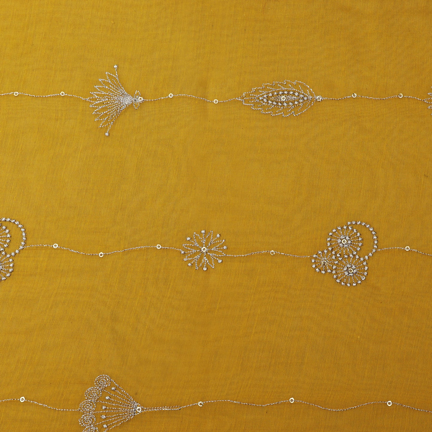 Chanderi Embroidery Fabric