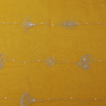 Chanderi Embroidery Fabric