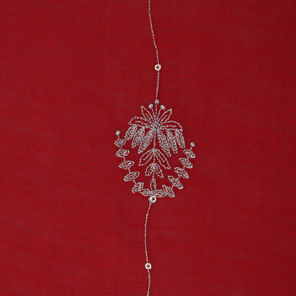 Chanderi Embroidery Fabric