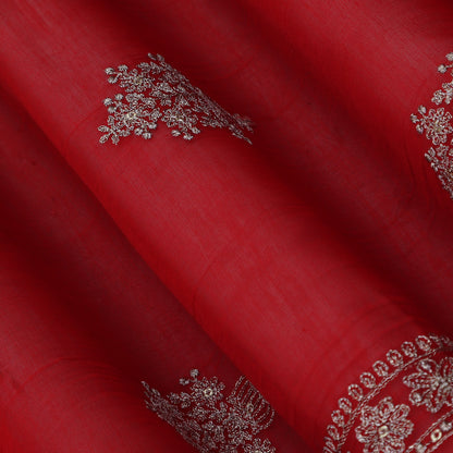 Chanderi Embroidery Fabric