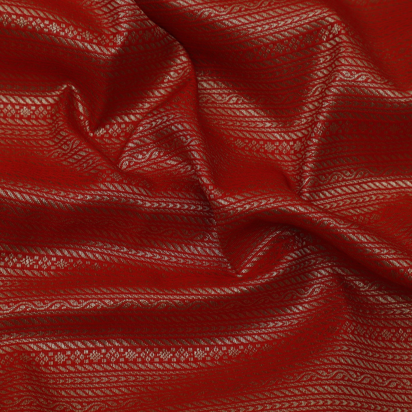 Red Color Brocade Fabric