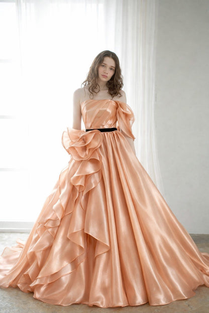 Shimmer Satin Organza Fabric