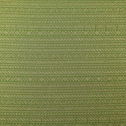 Parrot Green Color Brocade Fabric