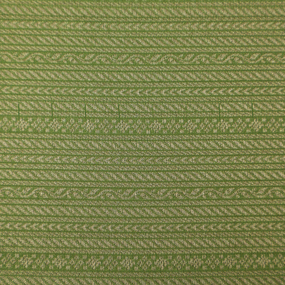 Parrot Green Color Brocade Fabric
