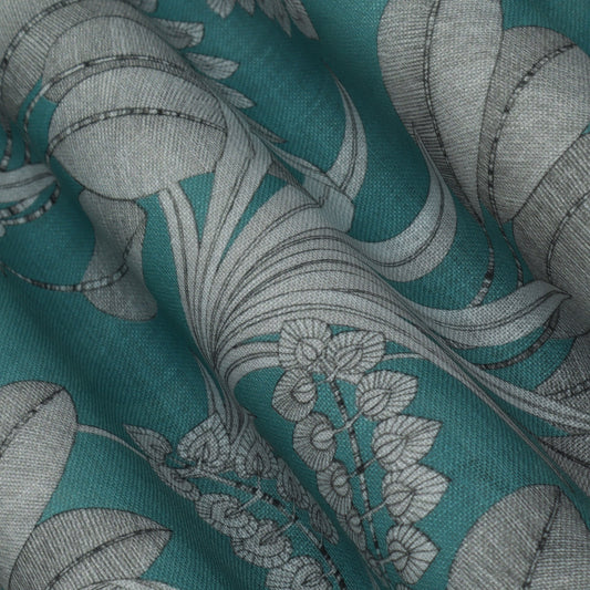 Multi-Color Linen Print Fabric