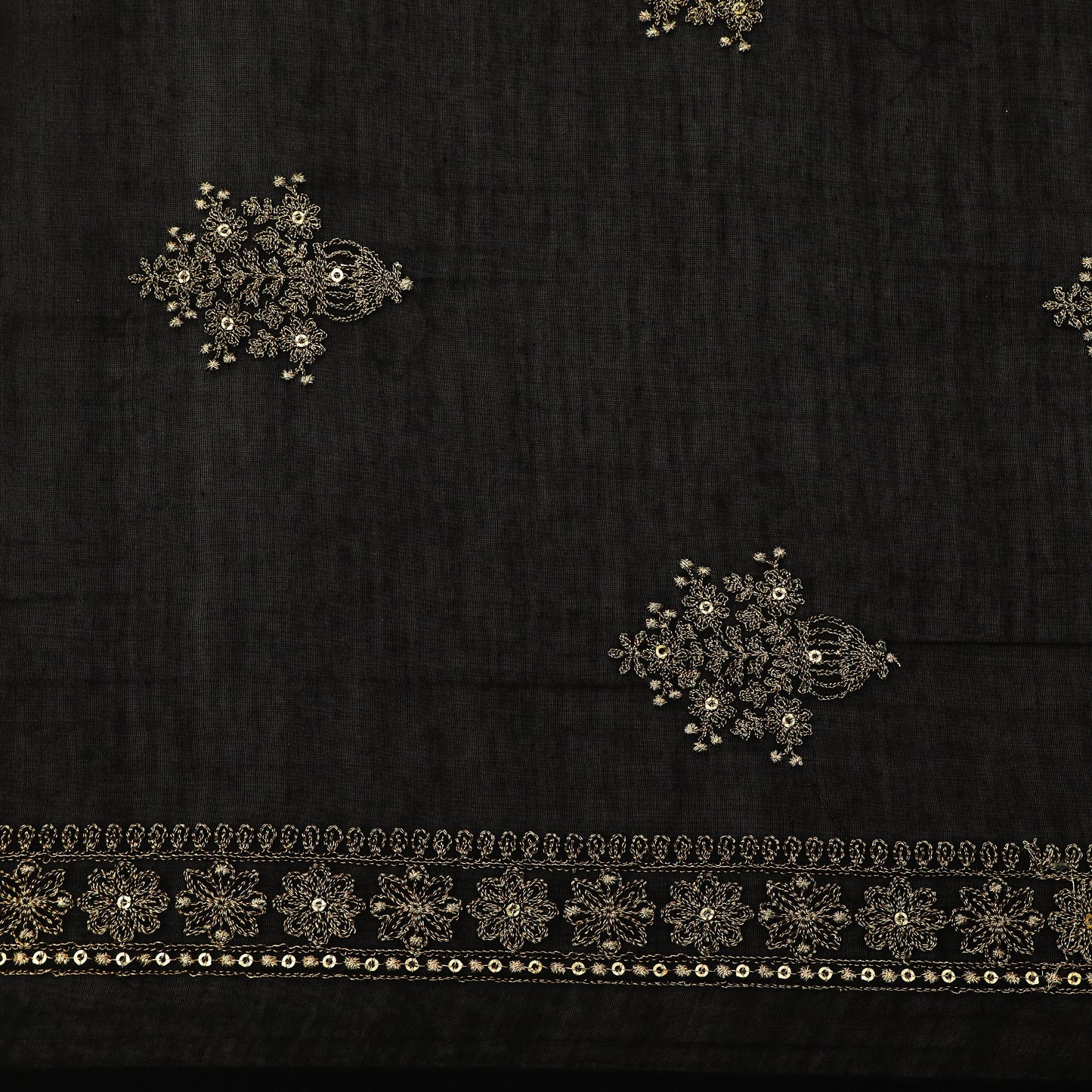 Chanderi Embroidery Fabric