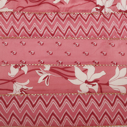 Chanderi Print Gota Work Fabric