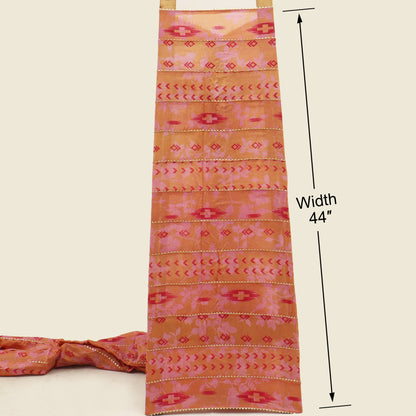 Chanderi Print Gota Work Fabric