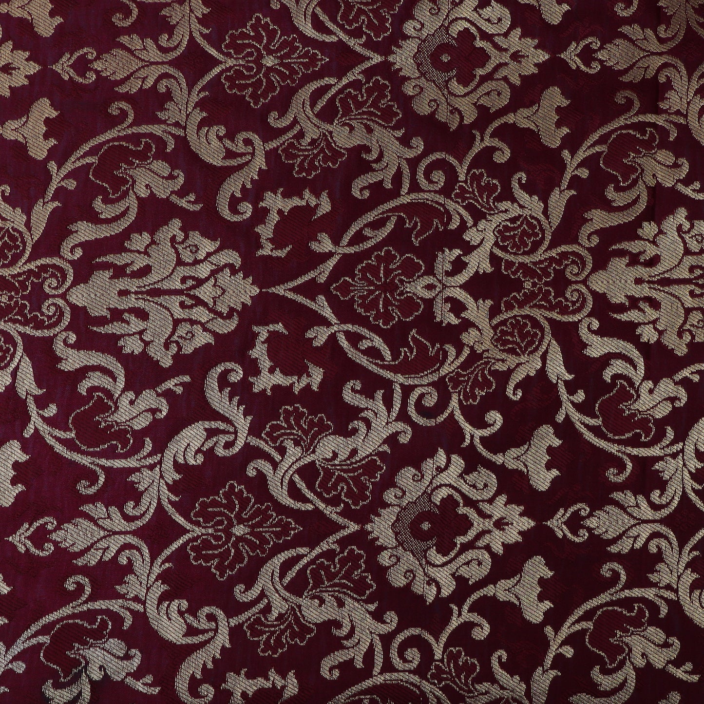 Maroon Color Brocade Fabric
