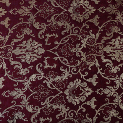 Maroon Color Brocade Fabric