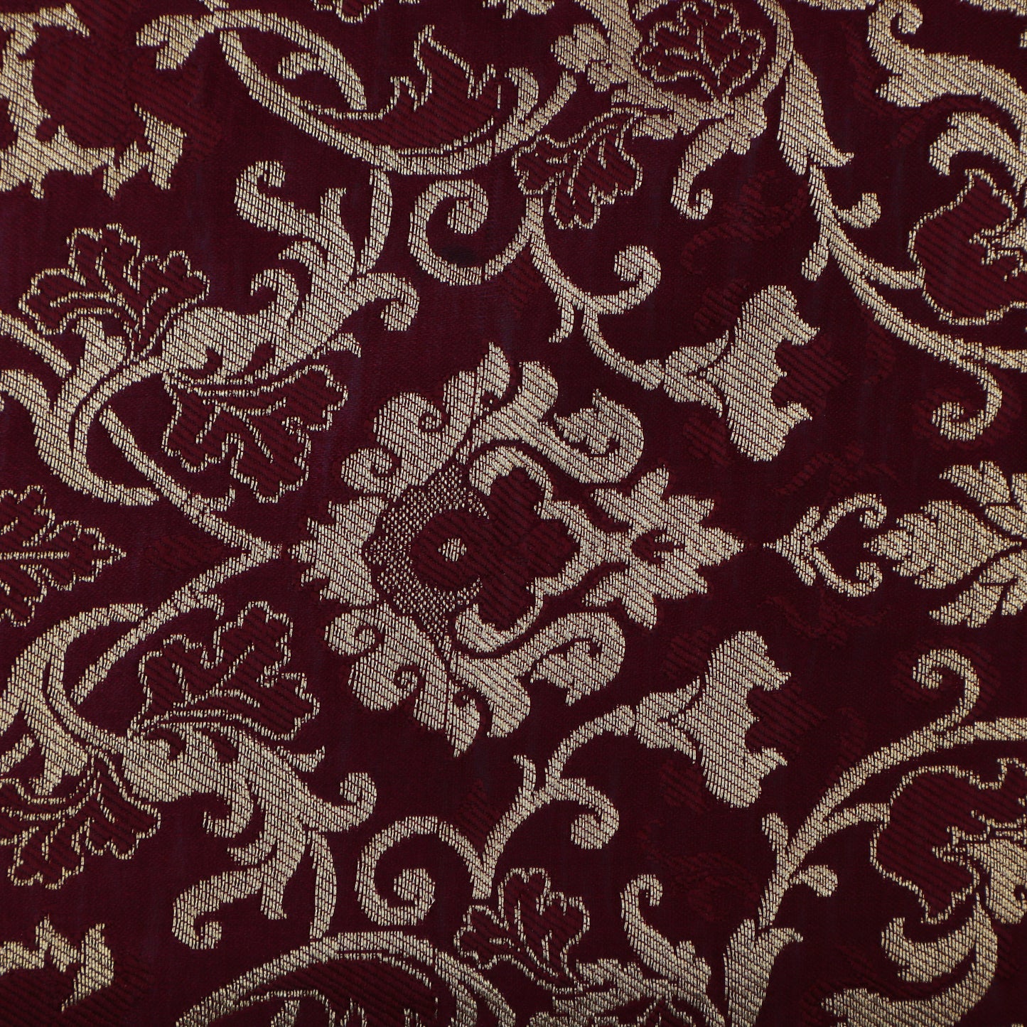 Maroon Color Brocade Fabric