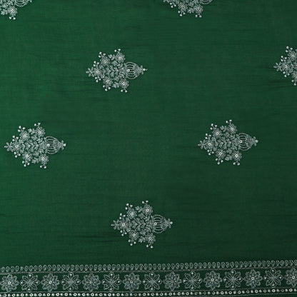 Chanderi Embroidery Fabric