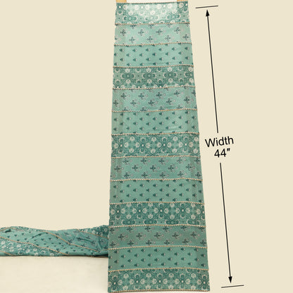 Chanderi Print Gota Work Fabric