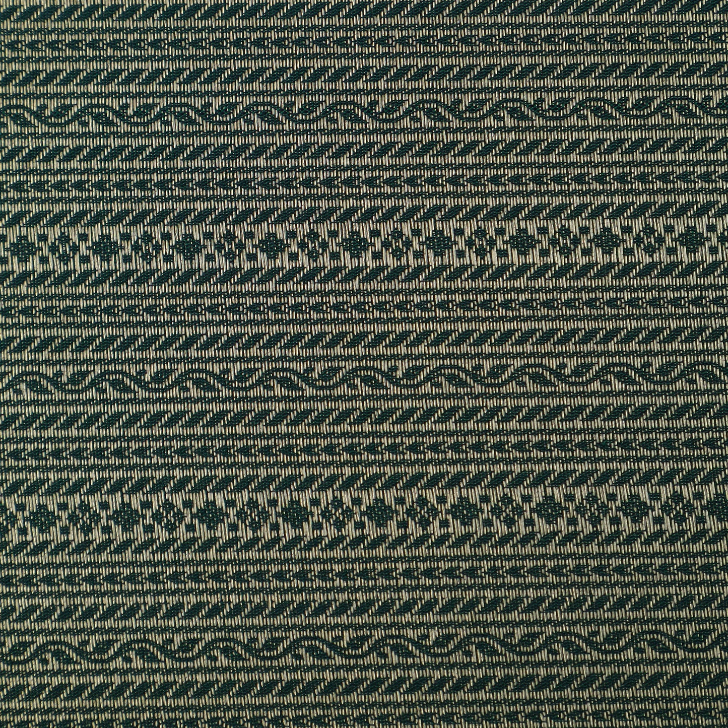 Bottle Green Color Brocade Fabric