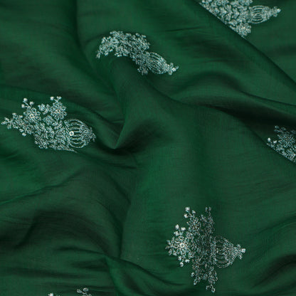 Chanderi Embroidery Fabric