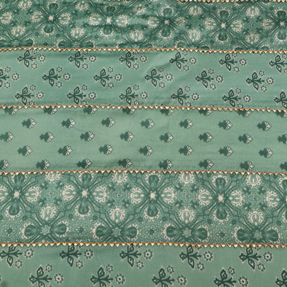 Chanderi Print Gota Work Fabric