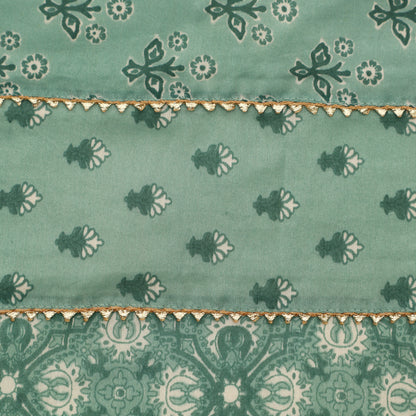 Chanderi Print Gota Work Fabric