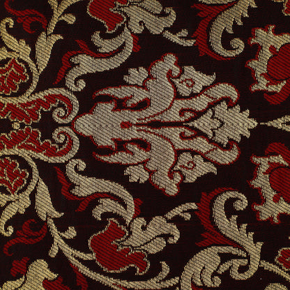 Brown Color Brocade Fabric